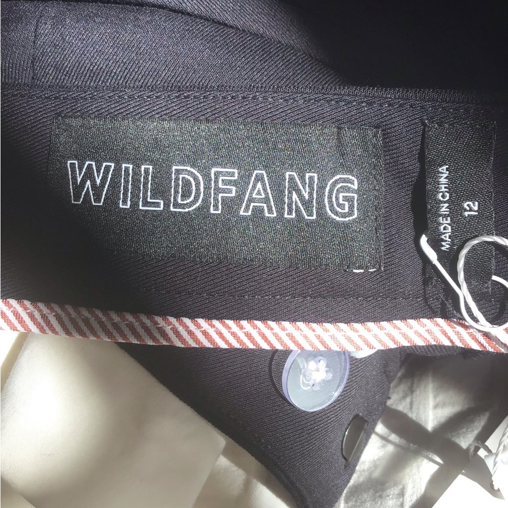 WILDFANG THE EMPOWER COLORBLOCK SLIM CROP PANT, WOMEN SIZE 12,
BLACK, ROSE BROWN